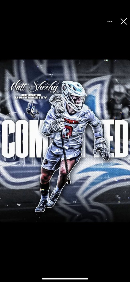 mattsheehy7's tweet photo. Proud to announce my commitment to continue my athletic and academic career at Keiser University in west palm beach fl! Thank you to every who has helped me along the way #GoSeahawks @SeahawksLax 🔷 @OakForestLax https://t.co/xmjpHnZX1Y
