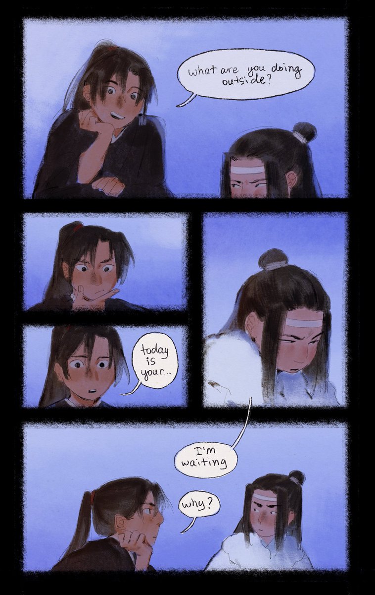 chemical_abscess on Twitter "💙Happy Birthday, Lan Zhan💙 (4/8) MDZS 