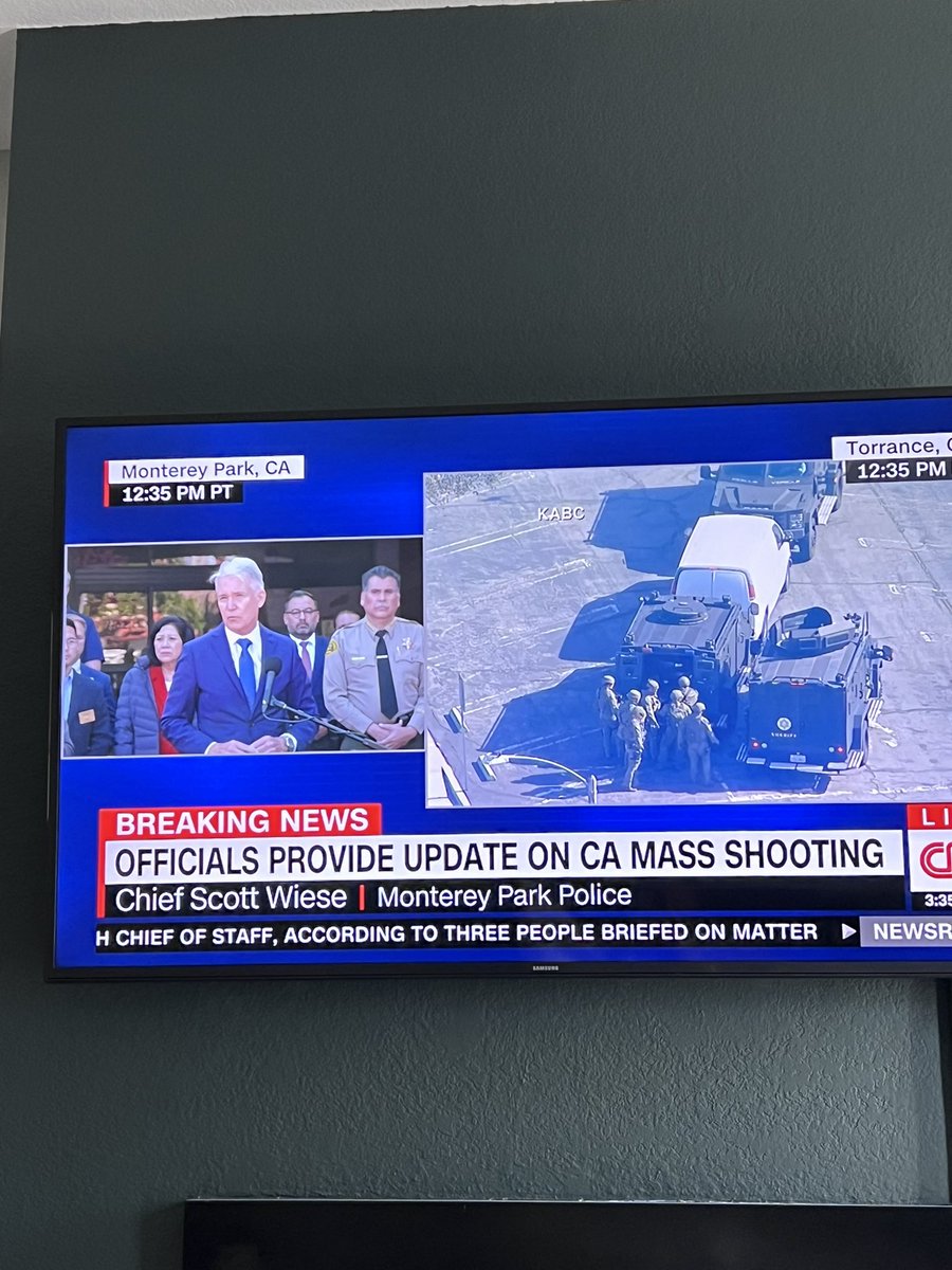 AndrewWatman's tweet photo. Hey @cnn I see u guys struggling trying to figure out who this is. It’s La county Da George gascon https://t.co/wpgvsdT2dw