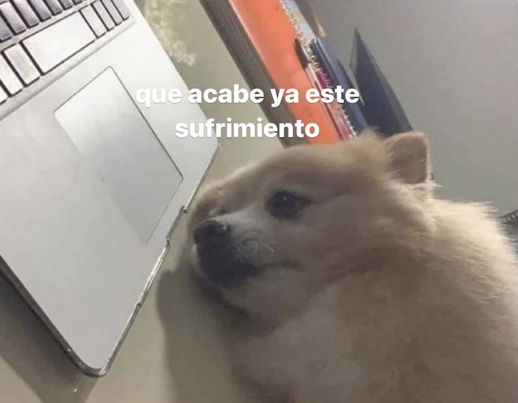 yo viendo como la gente ya está libre y yo sigo de exámenes