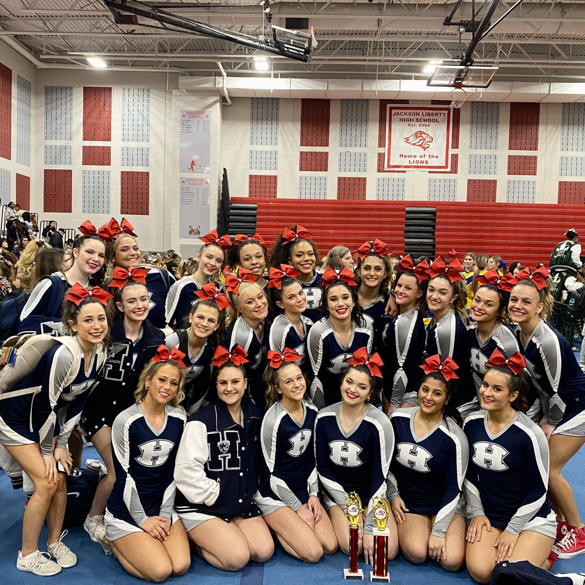 1st Place, High School Grand Champs, and Creative Choreography Award! 💙🤍 <a href="/HHSRebelSports/">Meehan</a> <a href="/BravermanHHS/">Jeremy Braverman-Howell HS Principal</a>