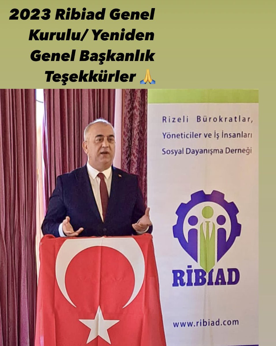 erolmkb's tweet photo. 2023 Yılı Ribiad (Rizeli Bürokratlar, Yöneticiler ve İş İnsanları Derneği) Olağan Genel kurulunu gerçekleştirdik. Yeni dönemde yeniden Genel Başkan seçilmemden dolayı tüm üyelerimize teşekkür ediyorum. Birlikte çalışarak, her yıl olduğu gibi bayrağımızı yukarılara taşıyacağız. https://t.co/JRKDLZtnOg