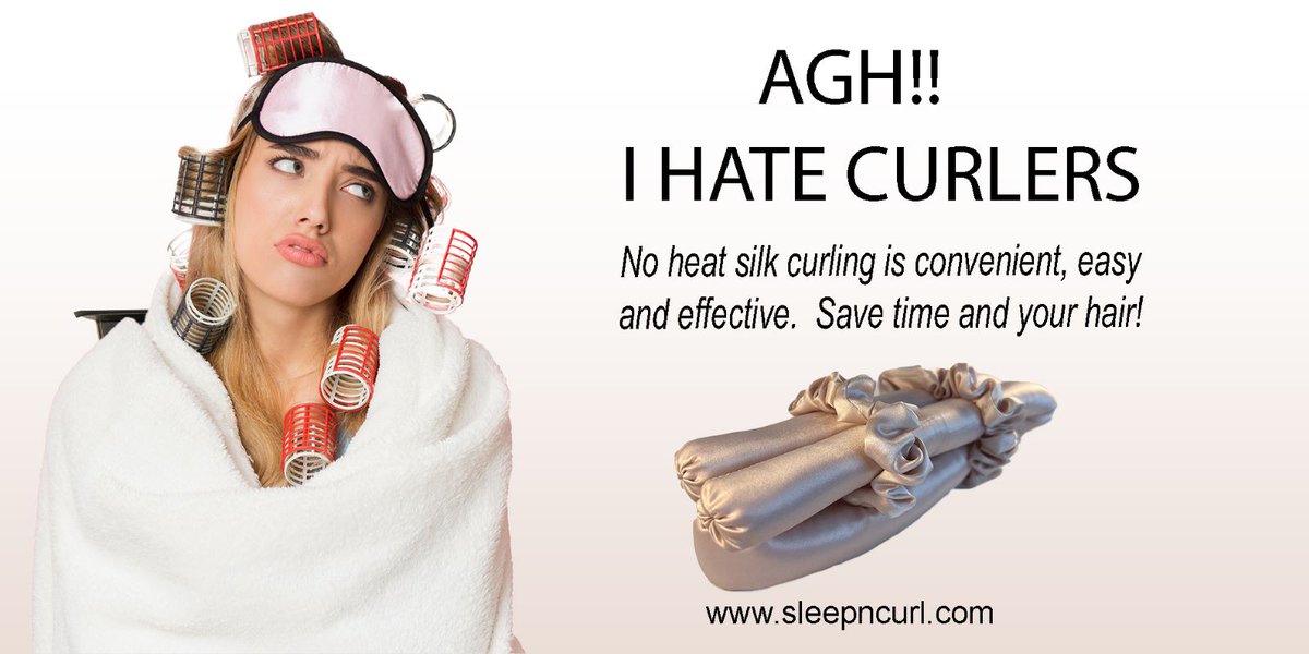 Are you TIRED for spending time curling your hair?

Do you want to reduce frizz, damage, and get killer curls without spending 30 minutes curling your hair in the morning?

Save time &amp; look great! 

Our easy-to-use kit includes everything you need. 
sleepncurl.com