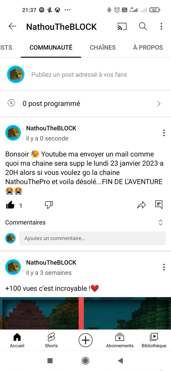 NatcraftYtb's tweet photo. Il faut lire la photo pour comprendre😭. Aider moi avec le #AidonsNathou https://t.co/sen647QhR0