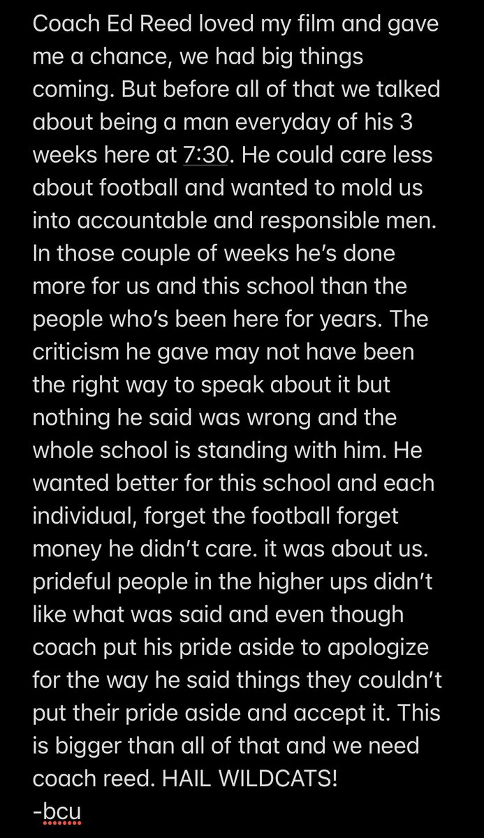 HBCUSports1's tweet image. Bethune Cookman RB Jaiden Bivens releases statement