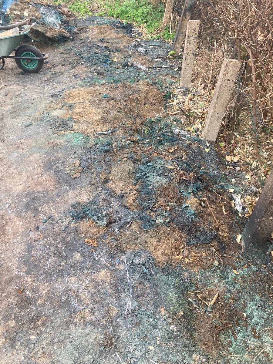 botany_of's tweet photo. @ThanetCouncil  The melted plastic and assorted debris and other debris from
the portaloo fire at #BotanyBay has been dug out by a concerned local resident ;-). Over to TDC now to collect it please! Bottom of Botany Road.  Thanks! https://t.co/MxT3aGGGei