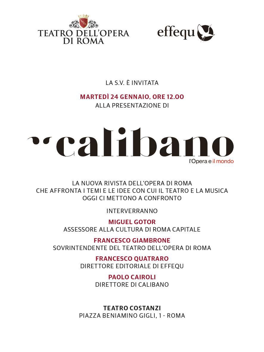 Costanza R.d'O. (@costanzardo) on Twitter photo Cari amici romani, ci vediamo martedì al Teatro dell’Opera per il lancio di #Calibano? 🎼🩰🎹🎭🎻🎶 Cc: <a href="/cosmoman68/">Cosimo Manicone</a> Cari amici romani, ci vediamo martedì al Teatro dell’Opera per il lancio di #Calibano? 🎼🩰🎹🎭🎻🎶 Cc: <a href="/cosmoman68/">Cosimo Manicone</a>