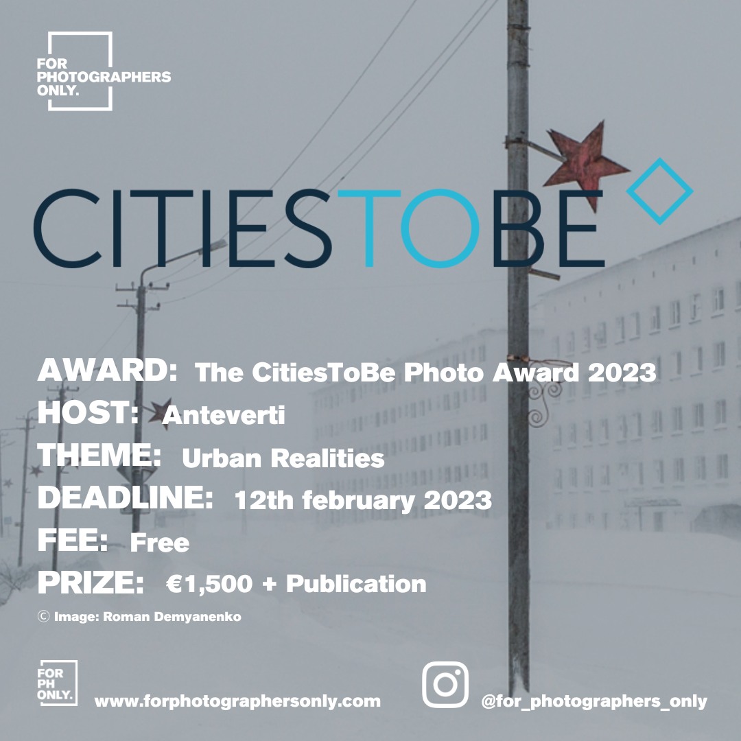 CitiesToBe
For More Info/Apply visit:
forphotographersonly.com