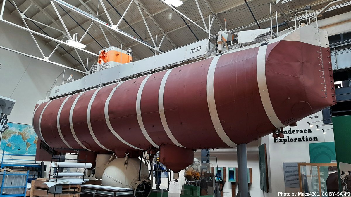 63年前の今日。1960年1月23日，オーギュスト・ピカールが設計した潜水