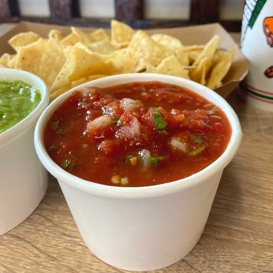 🍅🌶House made salsa anyone? Ours is fresh and authentic! Which of our salsas is your go-to? #housemade #homemade #salsa #sandiegostyle