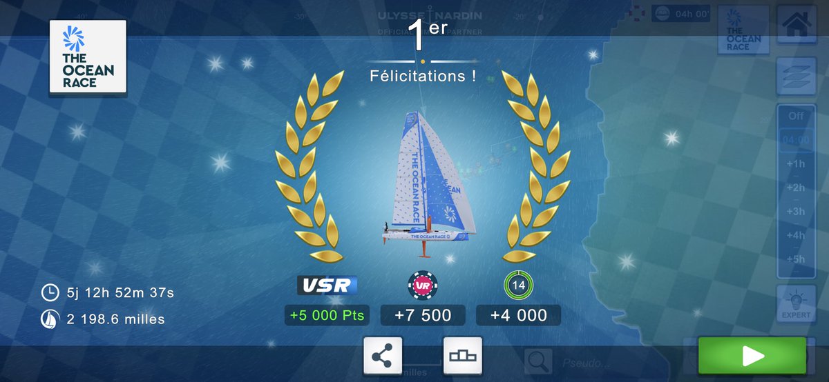 Résultat rêvé sur la légendaire <a href="/theoceanraceFR/">The Ocean Race FR 🇫🇷</a> Finish très serré avec <a href="/kurun56_pve/">Jakez-Erwan Kurun</a> et <a href="/koky_PVe/">koky</a> qui font une très belle course.
 <a href="/team_lsv/">team LSV / Trustable</a>