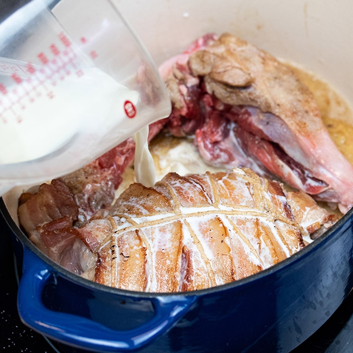 Maiale al latte (pork in milk) is a classic Tuscan recipe. Our test kitchen team reimagined the dish with Wild Boar. Use either shoulder or hindshanks. Rich and satisfying, it is the perfect dish for a chilly winter night.

Recipe: bit.ly/3CvIM6z