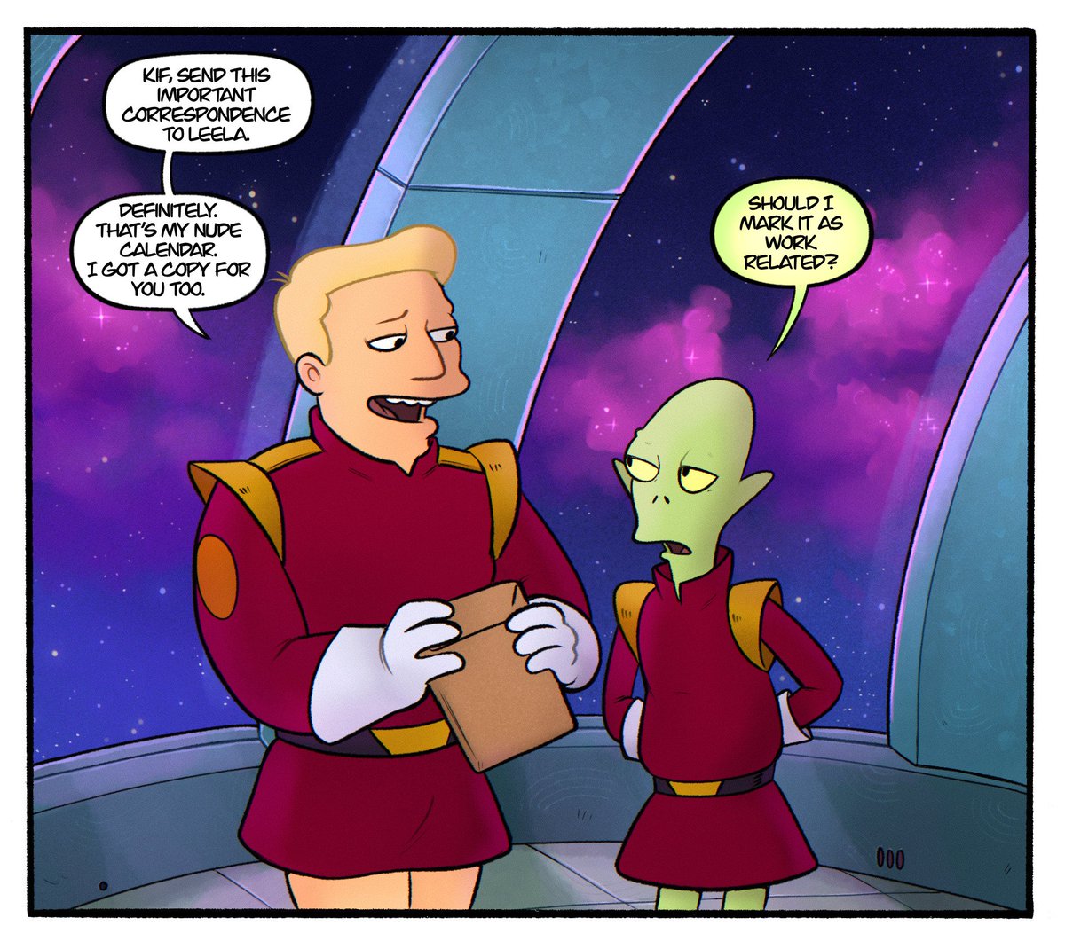 bird_off_north's tweet photo. Calendar 
#futurama #futuramafanart #fanart https://t.co/fXViSOn987