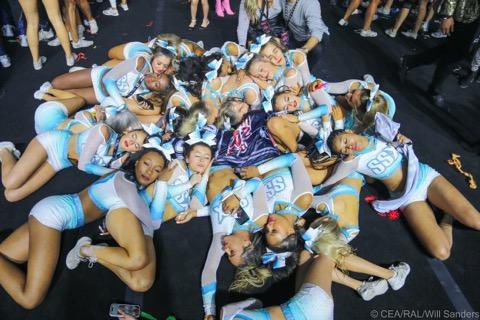 In 2016 after SSX won Majors, I kept trying to wake Blakely up at 2 months old to take a picture.  When she just wouldn’t do it, we decided to “nap” with her for the pic.  The girls were determined to win and take another picture like that #nightnightsharkbite

😴 🦈 💖