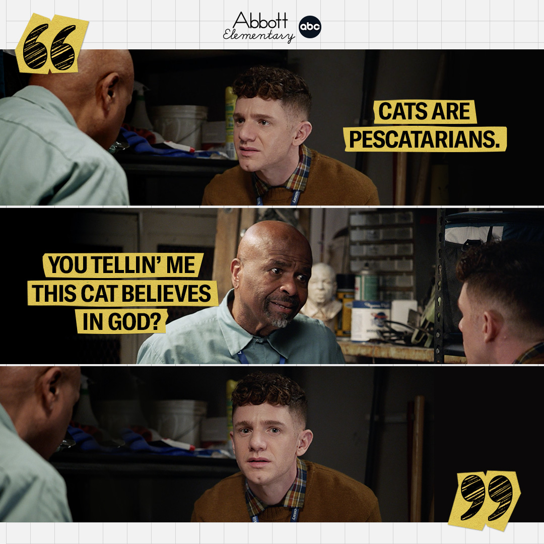 AbbottElemABC's tweet photo. Need a good laugh? 😆 Head on over to Hulu to stream #AbbottElementary now! https://t.co/o6RD34e2f2