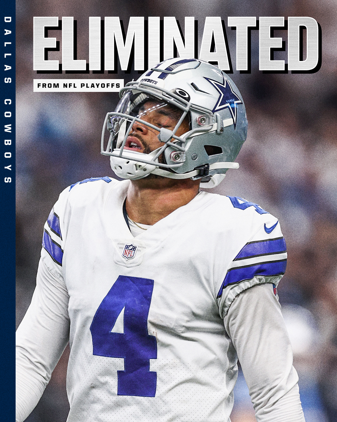 SportsCenter on X: The Cowboys have been eliminated from the NFL playoffs.  Dallas has now gone 12 straight playoff appearances without making an NFC  Championship Game.  / X