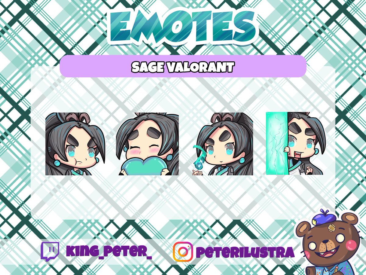 TheKingPeterGG's tweet image. Ya esta disponible el set de Sage  en mi tienda de Etsy !!  espero les guste!!  me ayudarian mucho con retwitt 
#ValorantArt  #emotesdesigner #emotes #TwitchStreamers  #twitch #digitalart 
peterilustra.etsy.com