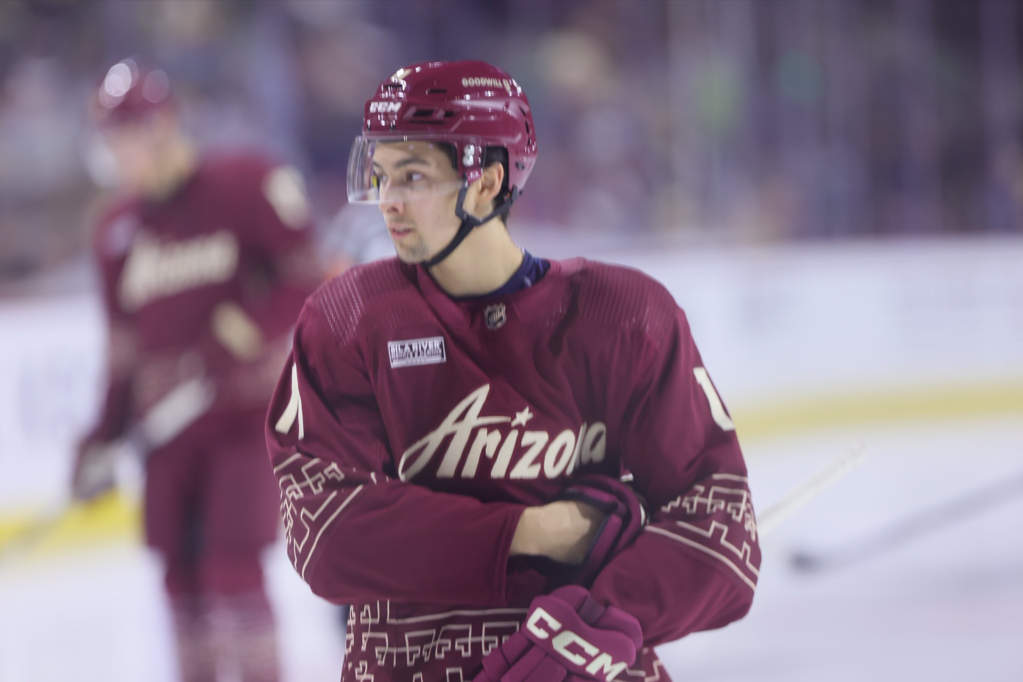 Rhuigi Villaseñor x Arizona Coyotes Desert Night jerseys 