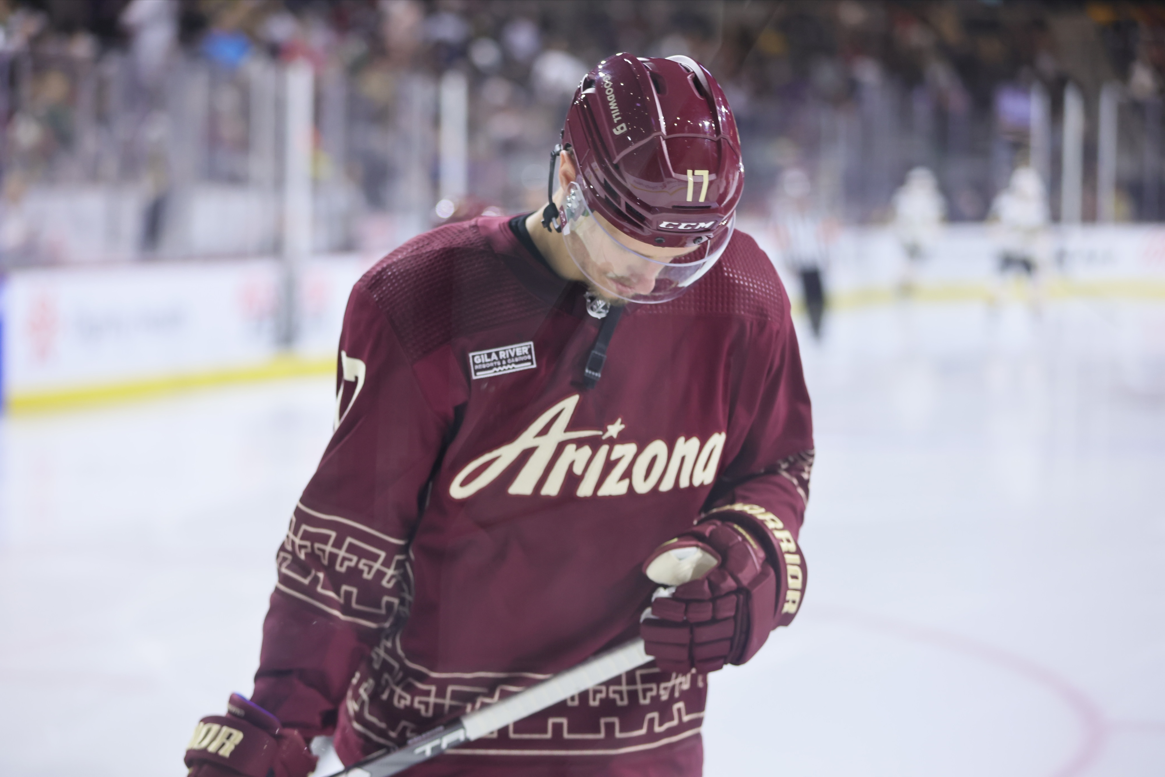 NHL on X: The @ArizonaCoyotes debuted their official Desert Night third  jersey for the season! 🌵 Designed by Rhuigi Villaseñor, the inspiration  for the jerseys originates from the environment, the community, the