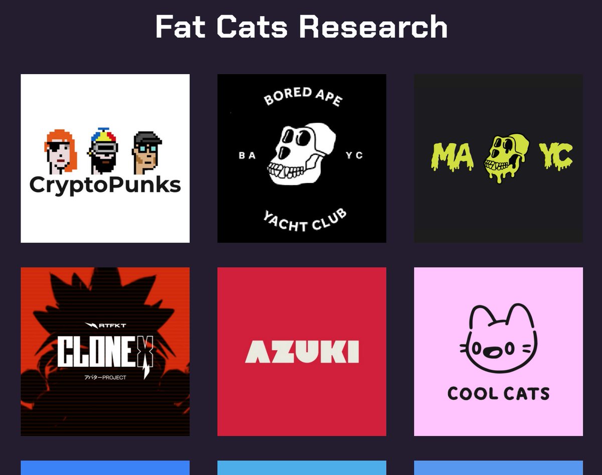 Found. (@found_dao) on Twitter photo Our friends at <a href="/FatCatsDao/">Fat Cats</a> are crushing it on NFT project research. 
For ecosystems as complex as <a href="/yugalabs/">Yuga Labs</a> <a href="/AzukiOfficial/">Azuki</a> <a href="/RTFKT/">RTFKT</a> it's great to have a reliable source. Check it out for free:
fatcats.art/fat-cats-resea… Our friends at <a href="/FatCatsDao/">Fat Cats</a> are crushing it on NFT project research. 
For ecosystems as complex as <a href="/yugalabs/">Yuga Labs</a> <a href="/AzukiOfficial/">Azuki</a> <a href="/RTFKT/">RTFKT</a> it's great to have a reliable source. Check it out for free:
fatcats.art/fat-cats-resea…