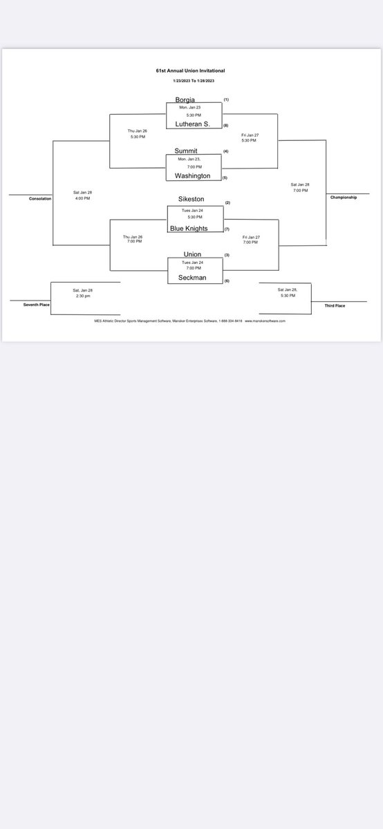 The Jaguars are back in action this week at the Union Invitational.  We play our first round game on Tuesday, against the host school Union.  Game time is at 7:00.