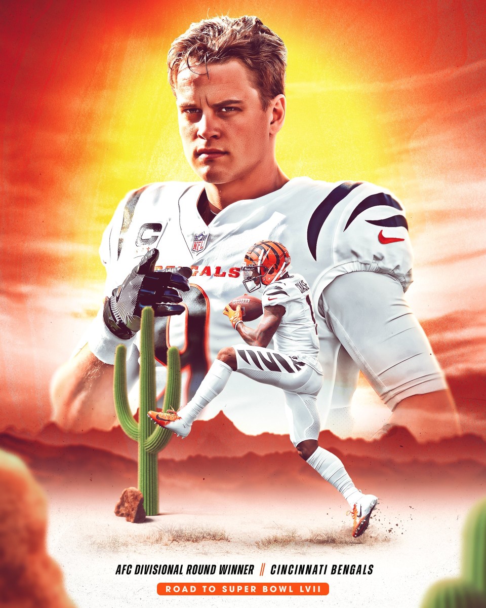 WINCINNATI_'s tweet image. One game closer to Arizona. 🌵🏆 

#Bengals | #RuleThePlayoffs