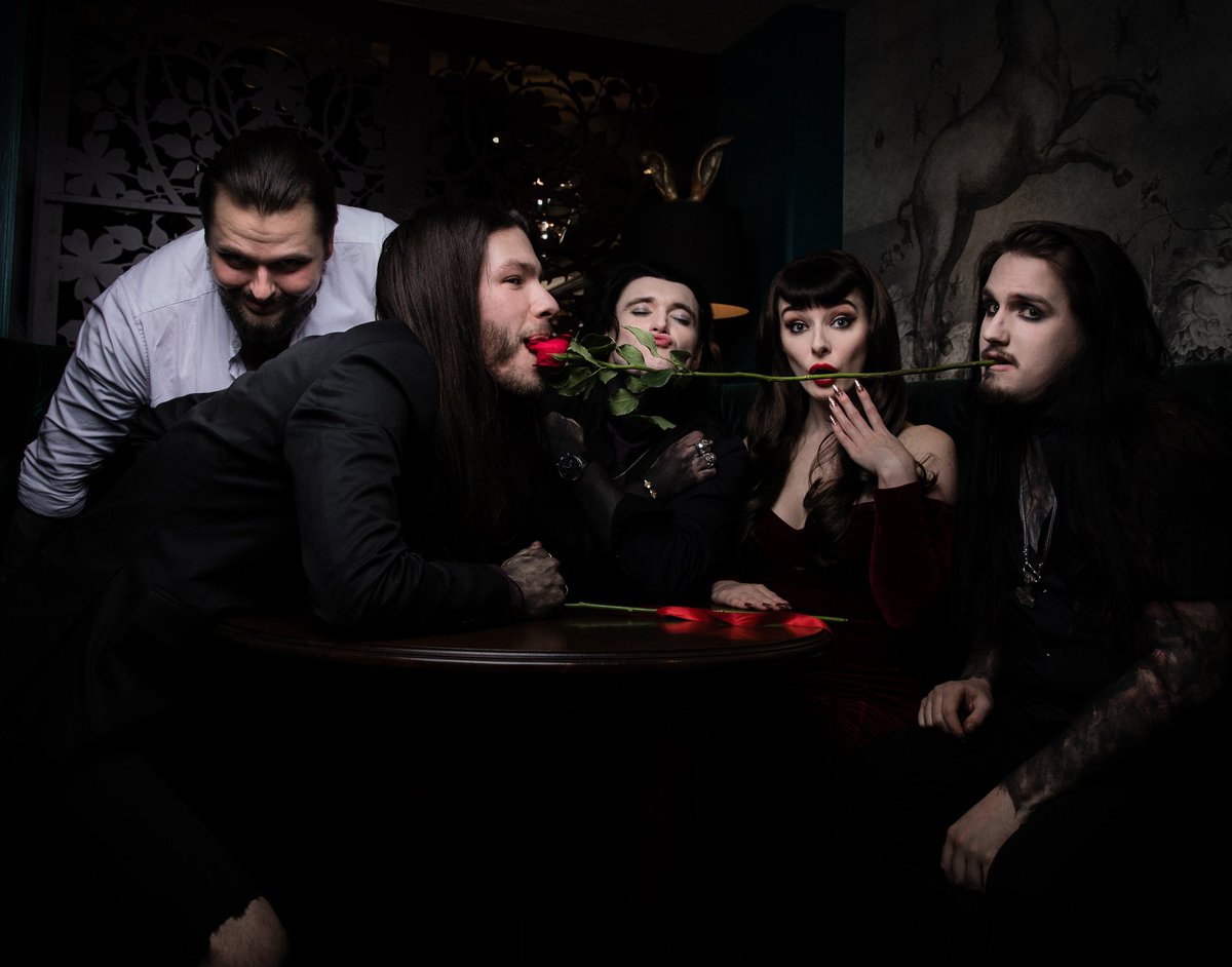 When you're in a deathcore band but love black metal.