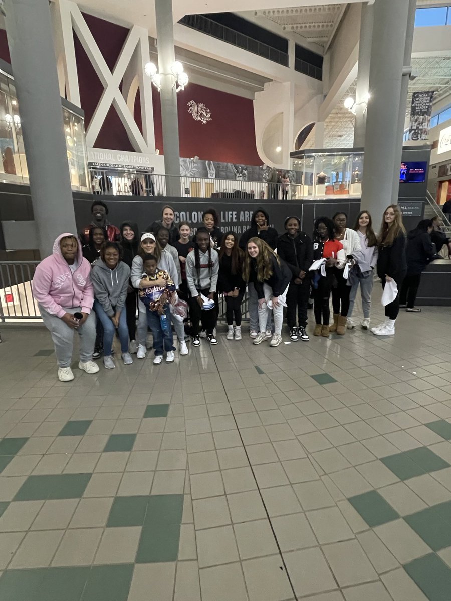 Girls saw South Carolina whip up on Arkansas today. ⁦ ⁦<a href="/Cavalier_Sports/">Calvary Day Athletics</a>⁩