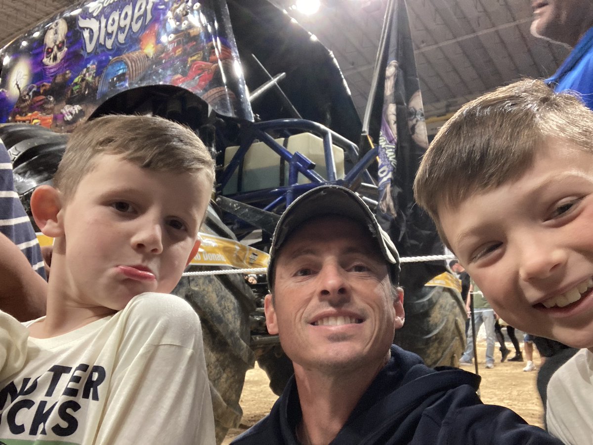 Monster jam with my dudes!!!  What a blast!!