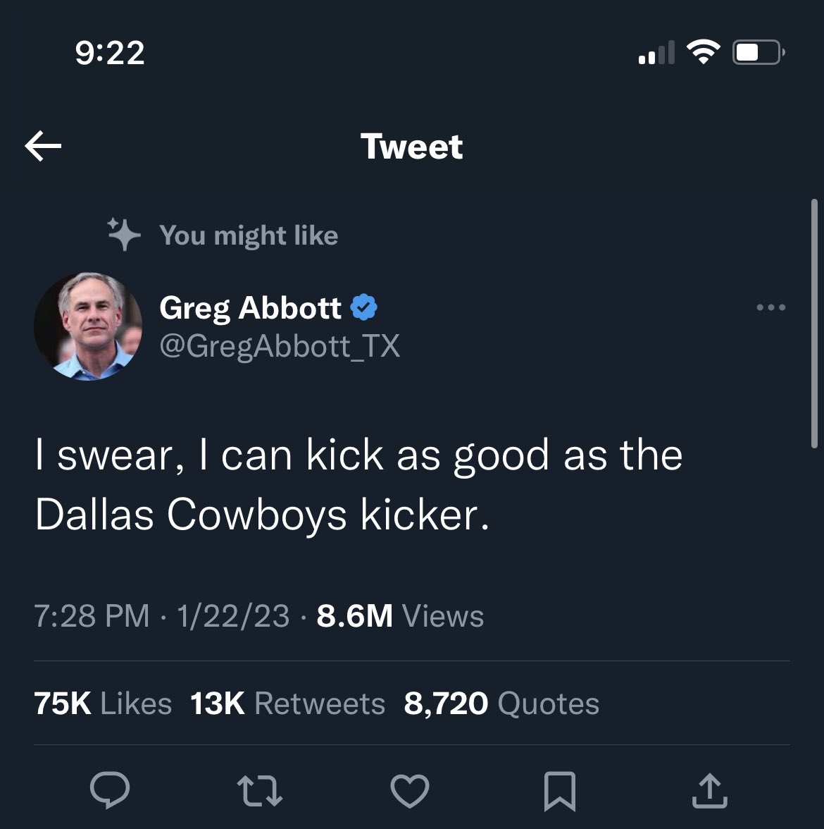 SicilianSwinger's tweet photo. Brett Maher down astronomically bad 

#NFLPlayoffs https://t.co/Q9RJbzYmFS