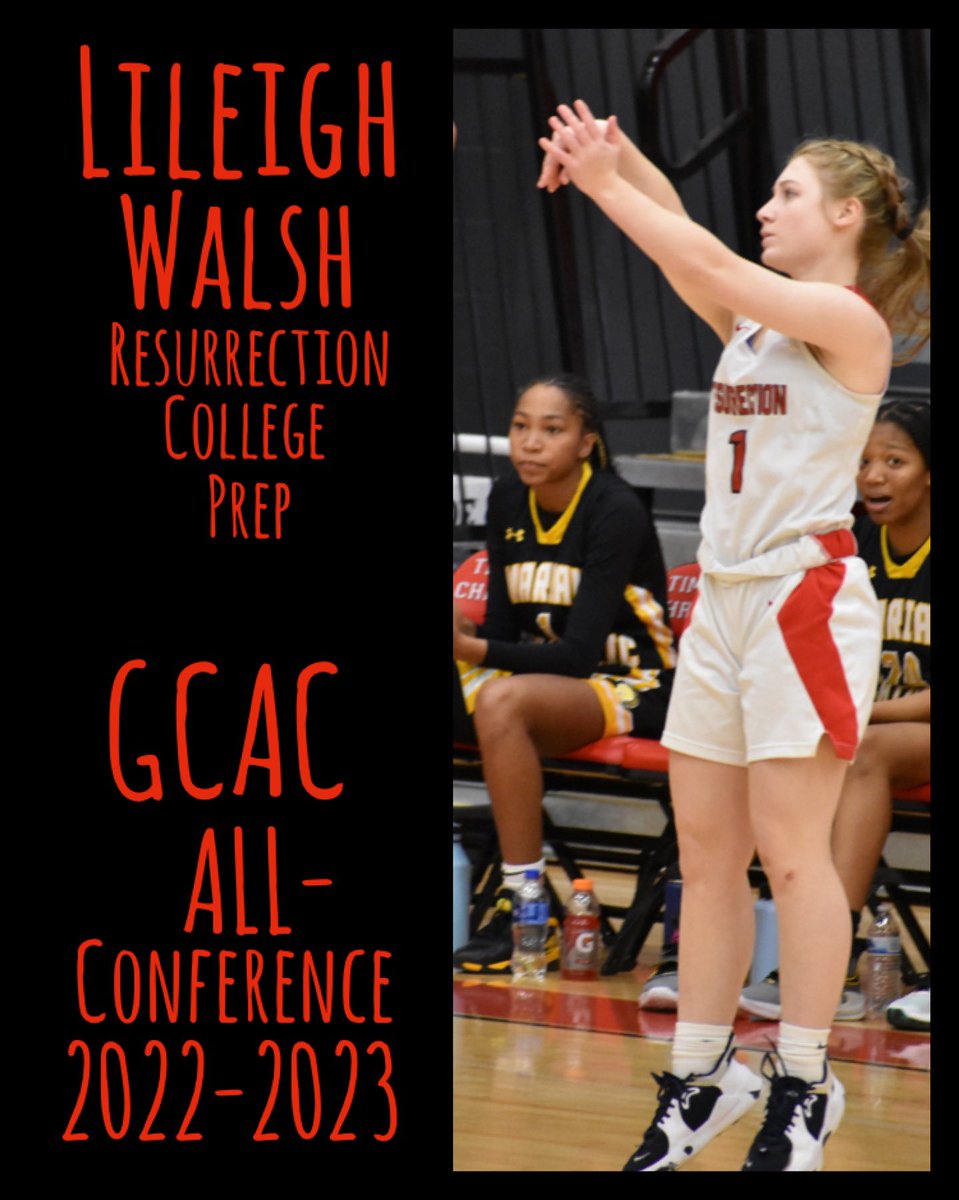 Congratulations <a href="/lileighwalsh/">Lileigh Walsh</a> on being named GCAC All-Conference this year! We are so proud of you! It is very well-deserved. 🙌🏼#threepointshooter #defense <a href="/Res_Bball/">Resurrection Bandit Basketball</a> <a href="/ResurrectionHS/">Resurrection HS</a> <a href="/LadyLightningIL/">IL Lady Lightning</a>