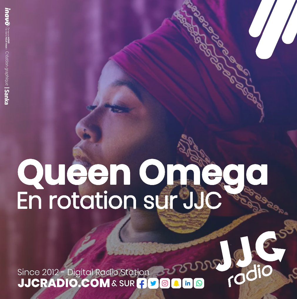 #music 🎤💜🎧
<a href="/QueenOmegaMusic/">Queen Omega</a>  entre en rotation sur l'antenne de JJC !
Pour écouter rendez--vous sur jjcradio.com/player