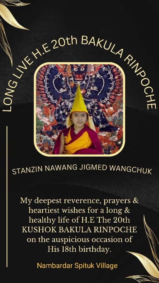 LarjayLobzang's tweet photo. Wish you a very very Happy Birthday Renpochay khain 🙏💐🙏💐🙏
@TashiKhachu @jtnladakh https://t.co/7Tb5RWLw1E
