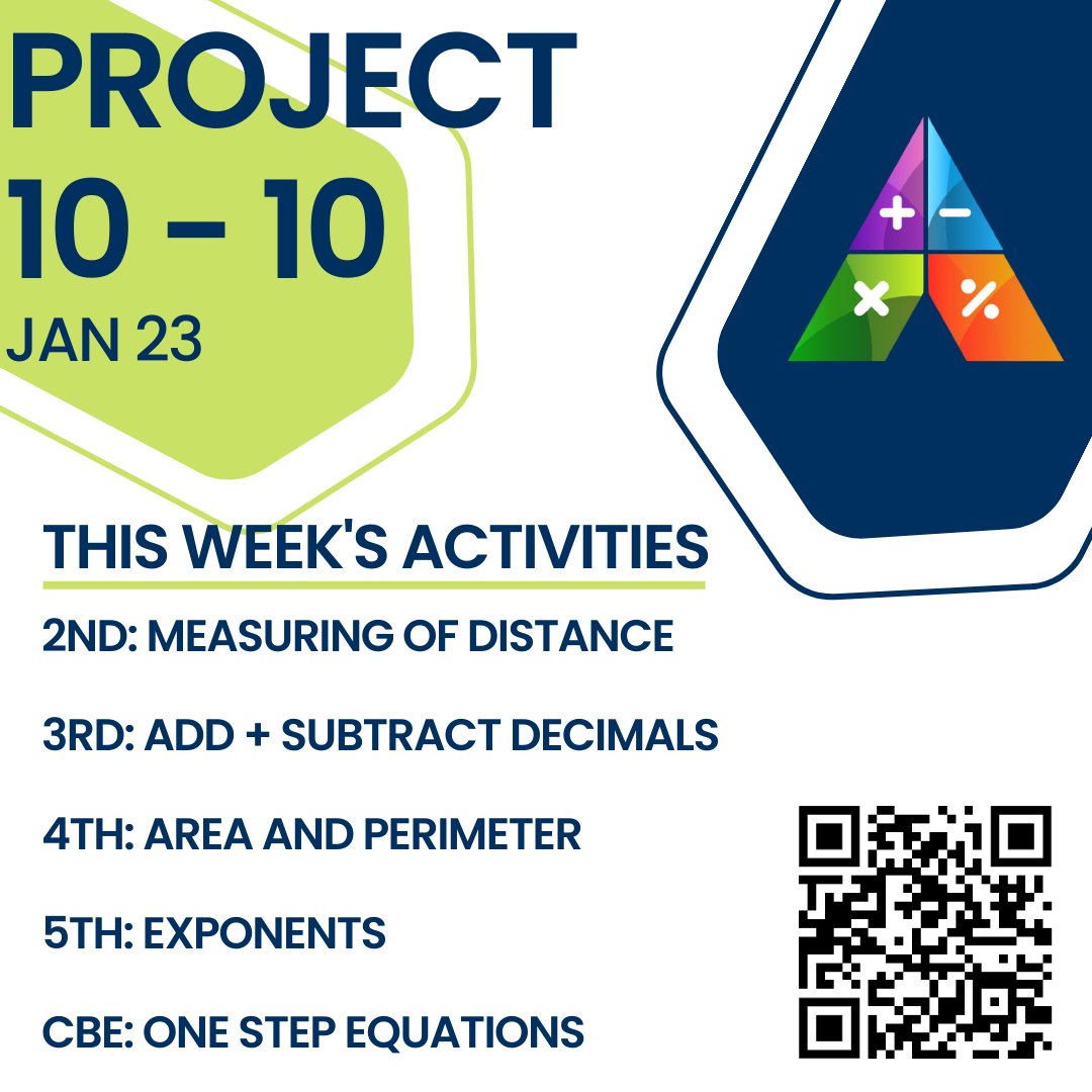 Project 10-10 is back with yet another Monday of math, activities, and fun! See y'all tomorrow!

#math #tutoring #school #education