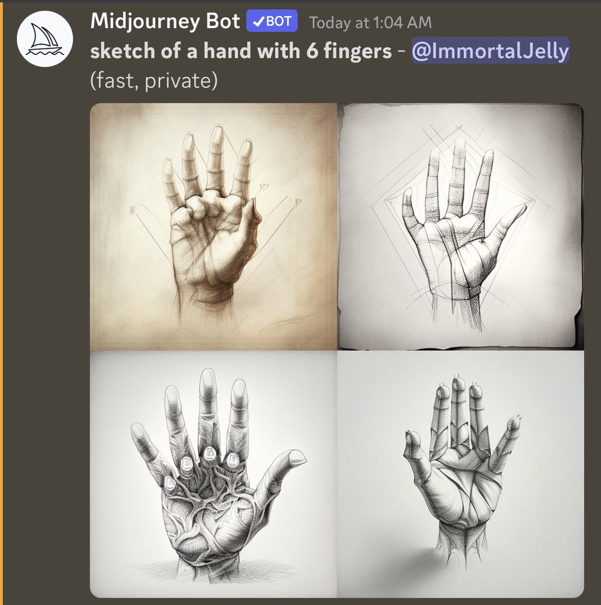 MatthewMcAteer0's tweet photo. A lot of people have been saying that the messed-up hands in AI Art can be easily solved with negative prompting…

…but it turns out all we needed was reverse psychology? https://t.co/kZyAsIxPpw