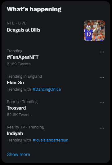 Trending on Twitter &amp; Icy Tools 🤔

Join us, we're doing some incredible stuff 

Giving away a <a href="/FunApes_NFT/">Fun Apes</a> on this tweet
🐒RT + Tag 2
🐒Follow <a href="/FunApes_NFT/">Fun Apes</a> <a href="/Jahncrypto/">Jahn</a> 

Be in this space 👇
x.com/i/spaces/1OwGW…