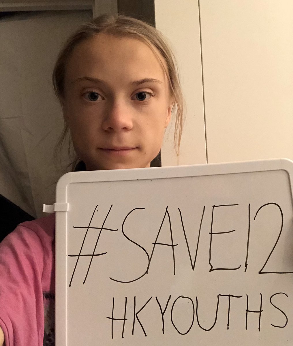 stupid people are mocking <a href="/GretaThunberg/">Greta Thunberg</a> for not protesting in communist #china but she propably would be imprisoned for life there just for making actions like this: