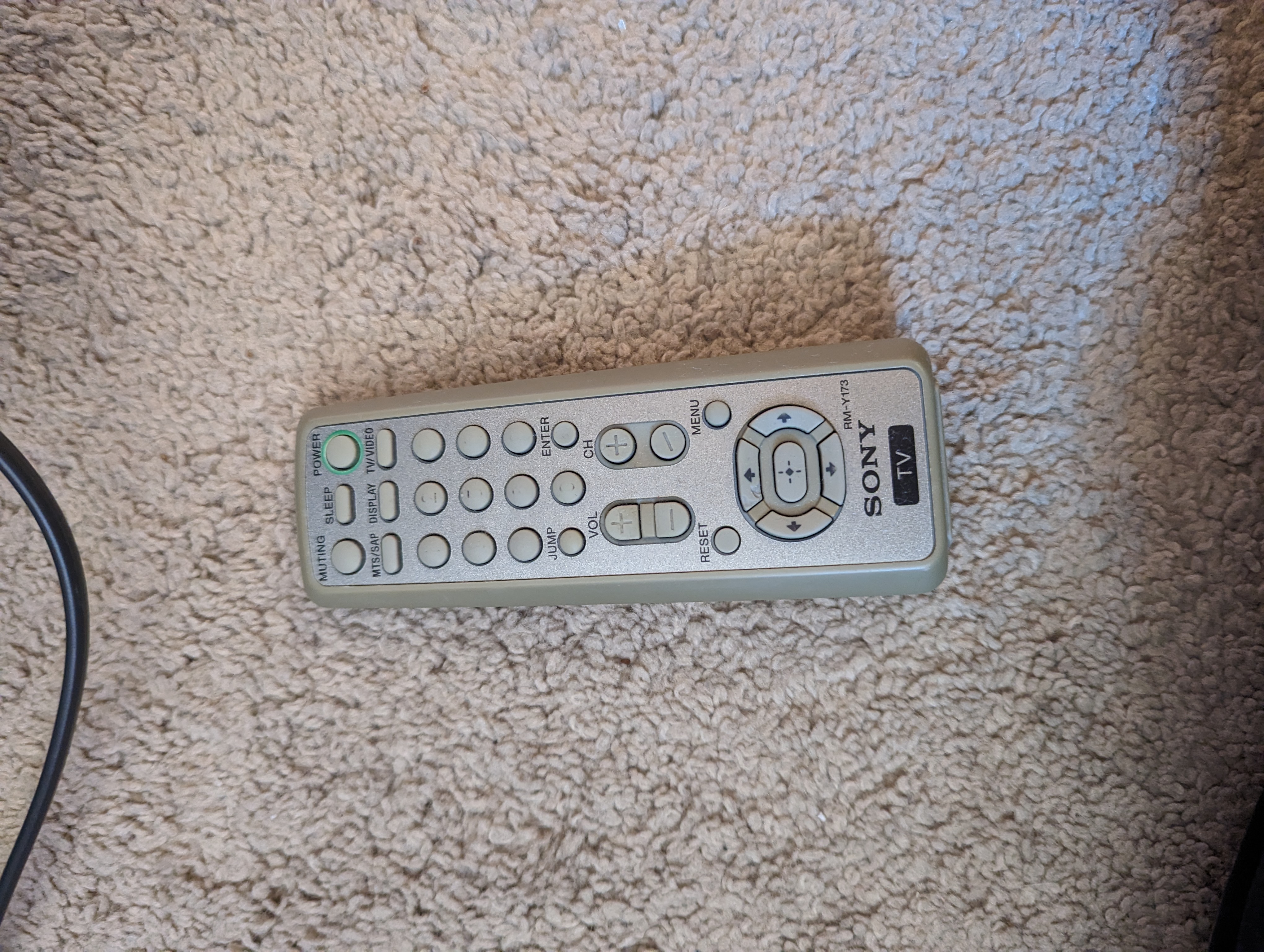 sony crt tv remote