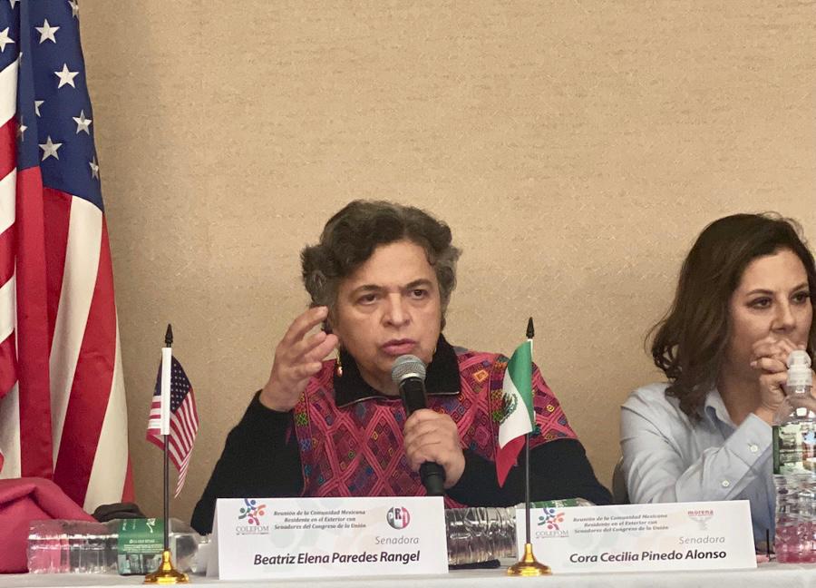 BeatrizParedes's tweet photo. Asisto a  la Reunión de la comunidad mexicana residente en el exterior #Colefom, con Senadores del Congreso de la Unión, realizada en Los Ángeles, California. Una reunión plural del mayor interés, en favor de nuestros compatriotas residentes en diversas regiones. https://t.co/yDR149n78m