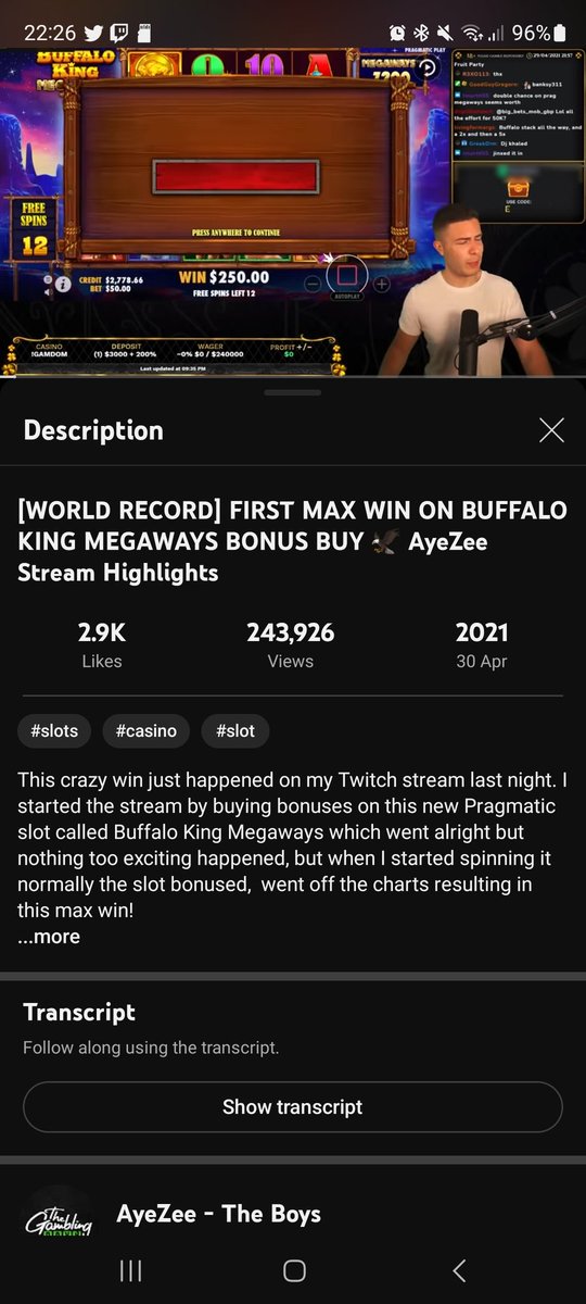 DaysSinceMaxWin tweet media