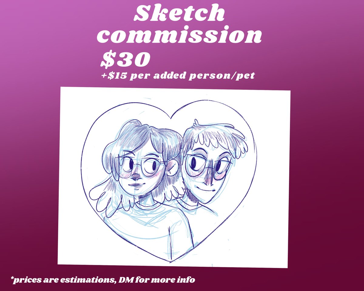 matteascorner's tweet photo. 🌟 Commissions open! 🌟

Pets, or people!

Ranges from sketch commissions, to fully rendered drawings

DM me if interested 

Perfect for a personalized Valentine's Day gift!! https://t.co/GhjsnDRfBc