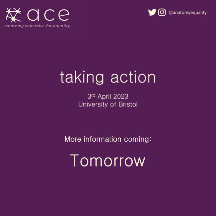 #anatomy #inclusivity #diversity #equality #representationmatters #anatomyevent #acetakingaction #savethedate #watchthisspace #morecomingsoon #anatchat #anatomyroundtable #anatomyhackathon #academiclife #techniciansmakeithappen #meded #anatomyeducation