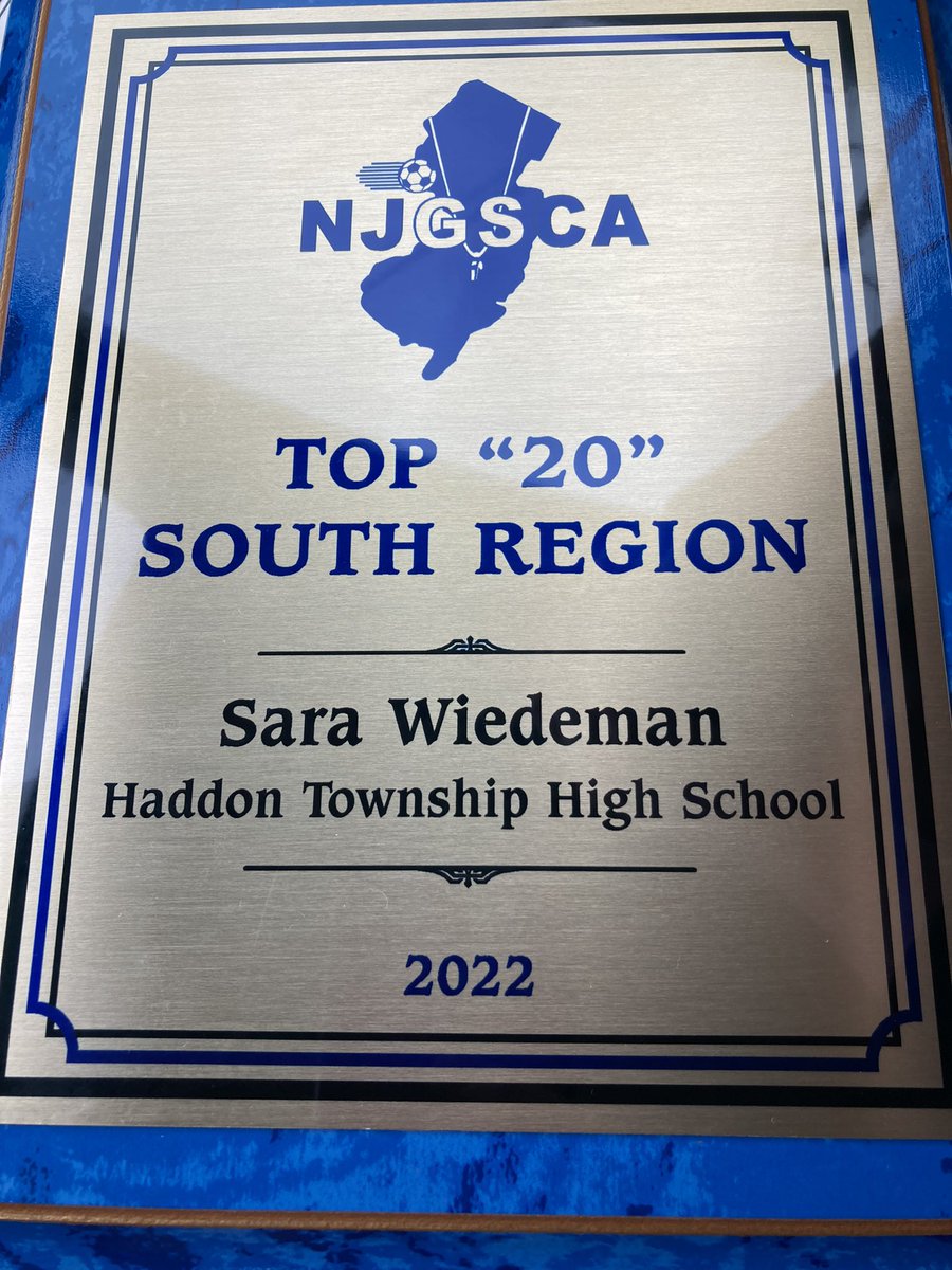 One final accolade for Sara and it was well earned. Congrats! Hawk Nation is so proud of you!!