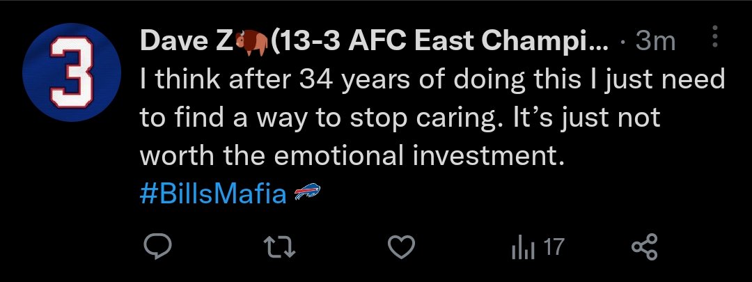 GregEdington's tweet photo. #billsmafia    Twitter having a totally normal one today. 

Allen is crazy talented and you all have a great future. Not everyone can go to the AFC Championship their first 5 years as a starter. (Just @PatrickMahomes with #ChiefsKingdom    ) https://t.co/reOf9bruz9