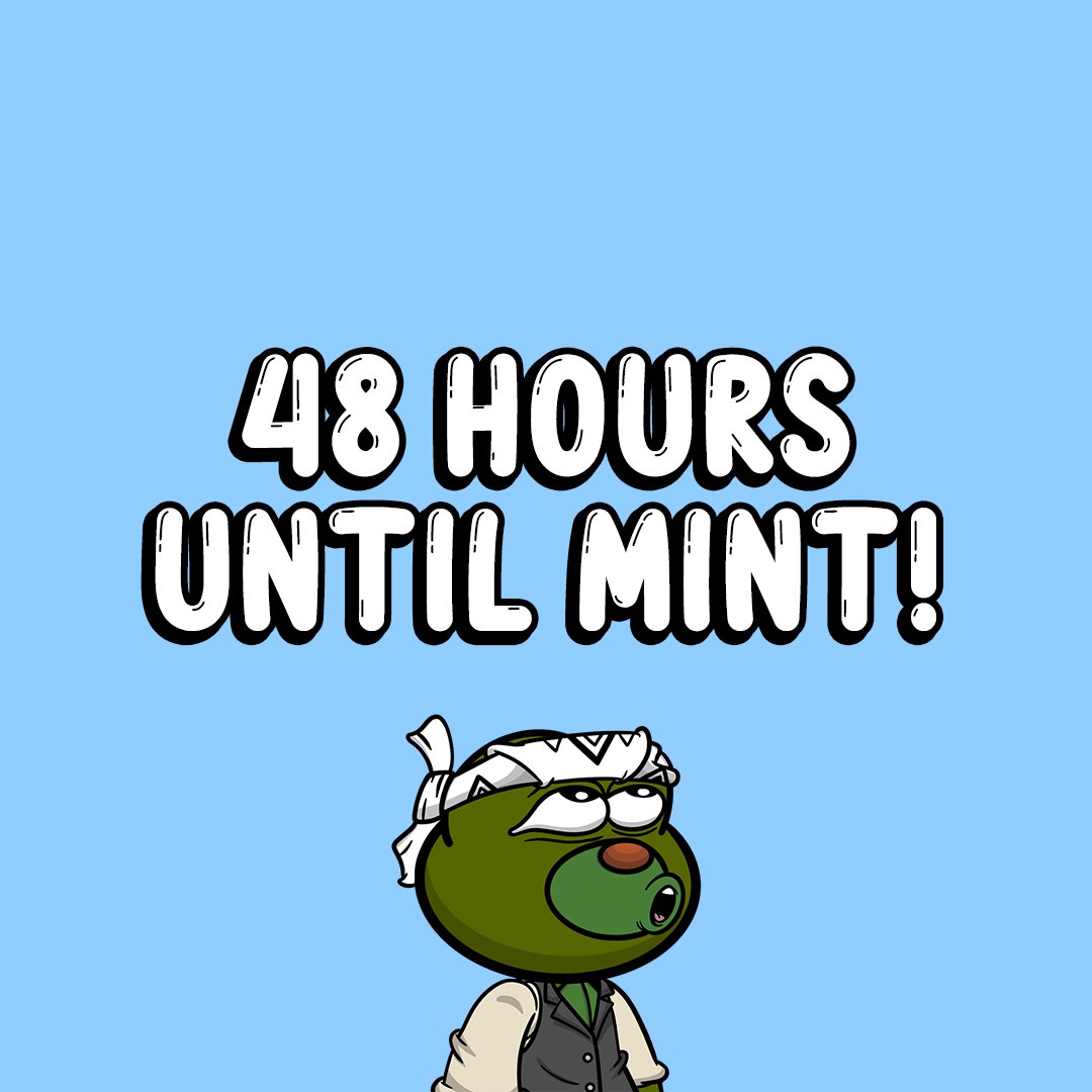 KillaPepes's tweet image. 48 HOURS UNTIL MINT!!⏰

2 MORE airdrops will be given away right before mint.
Enter:
- Follow us .@KillaPepes 
- Like &amp;amp; RT
- Tag atleast 3 friends!

It's getting real..👀Make sure to have notis on to not miss when we drop the minting link!⚠️LFG #PEPEMAXI