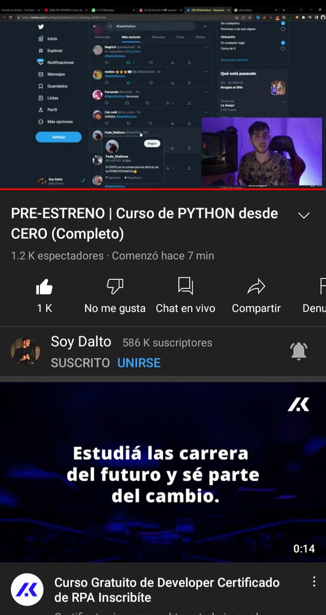 TeaSaka_'s tweet image. 1.2k de vista vamooos!! #DaltoPython