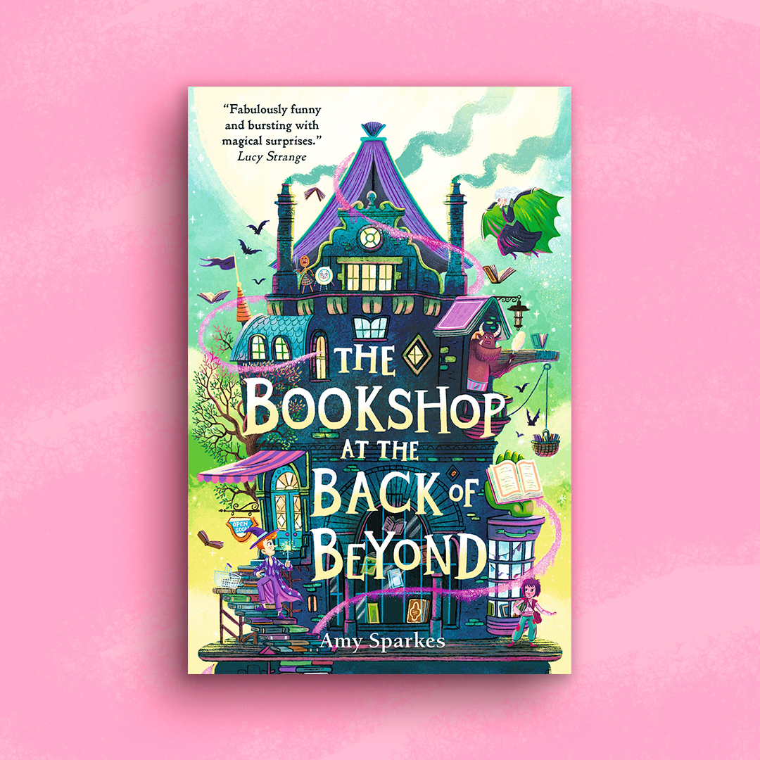 The Bookshop at the Back of Beyond, written by Amy Sparkes, is an adventurous, magical and brilliantly funny third book in the House at the Edge of Magic series.

Prepare to be whisked away on a journey with magical surprises and dark secrets. Out now 🔮.