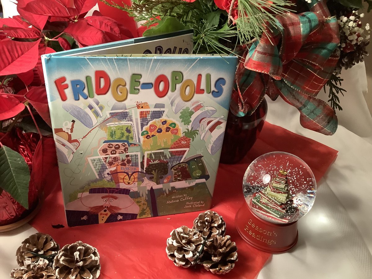 TheLitAdvocate's tweet photo. I laughed at the fruits &amp; veggies tales in FRIDGE-OPOLIS, &amp; I learned a bushel about recycling &amp; composting. An excellent call to awareness for kids! Full of fun, with accessible back matter about the effects of climate change. @CoffeyCreative @JoshCleland @SimonKIDS #BookPosse https://t.co/a2RVLae4E4