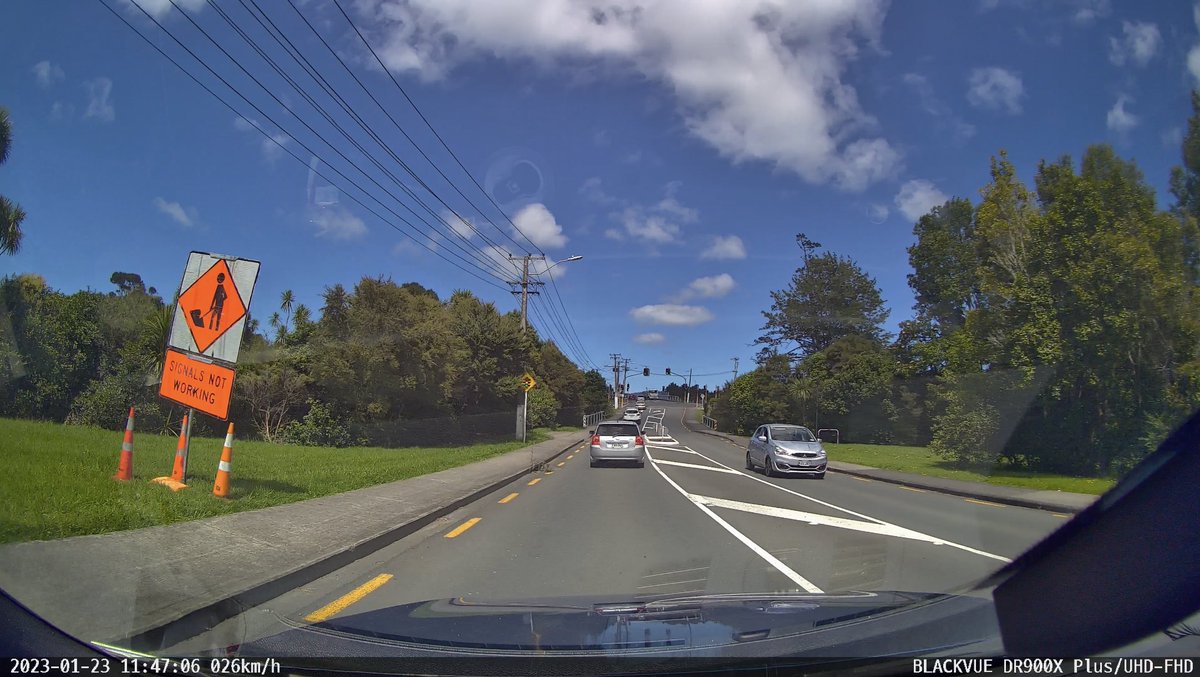 Wtf <a href="/AklTransport/">Auckland Transport</a> I just saw a guy almost get mowed over &amp; a car on car crash because you have put these signs up whilst signals actually working. What's the point of these, its stop/give way if they're out but if they're actually working some ppl will take that as they're faulty