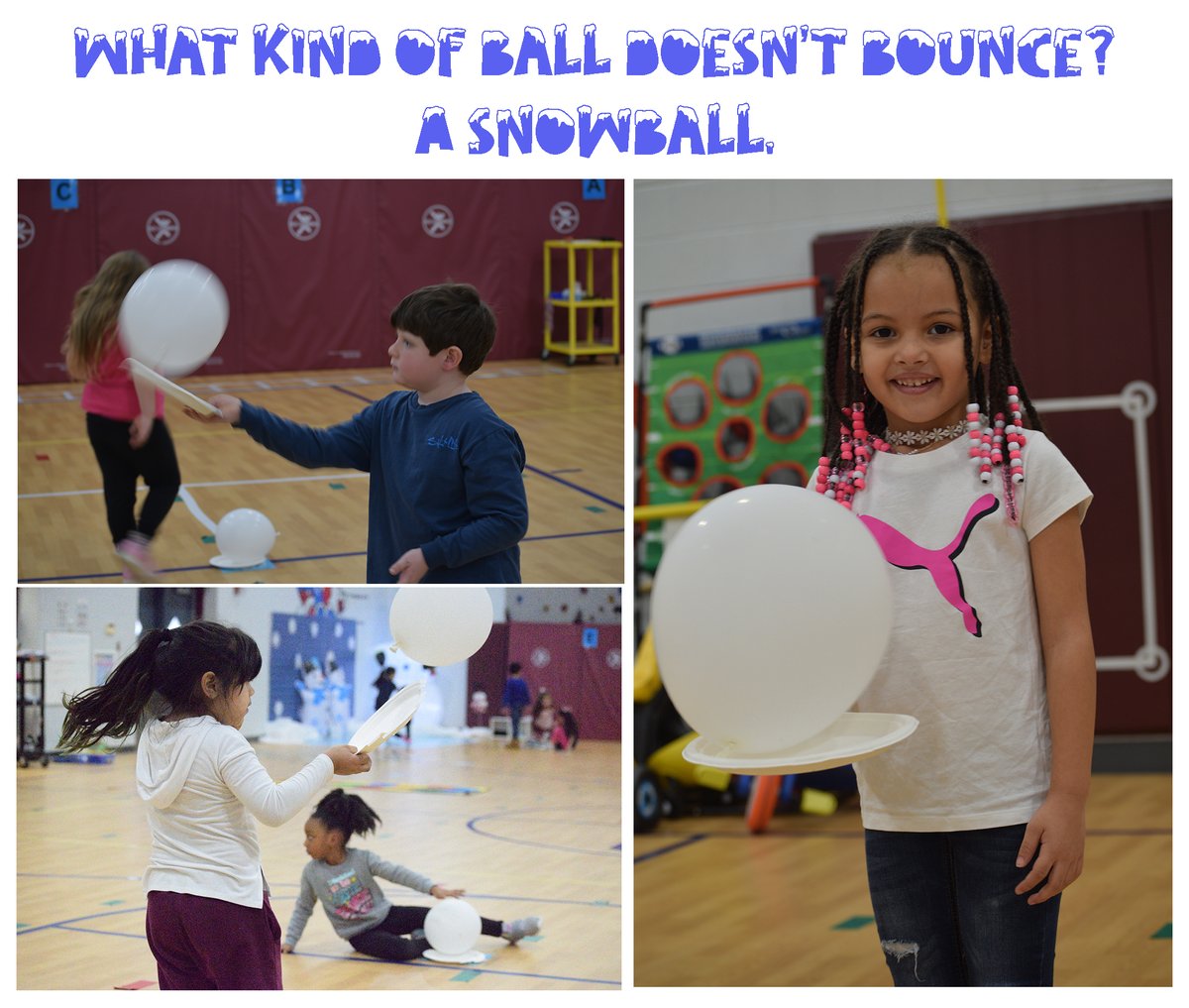 PEwithMsGG's tweet photo. Winter stations in PE ... snowball bounce!❄️❄️
#WeAreCuCPS 💛💙💛 @CuCPS #ccessdukes @ccesdukes https://t.co/XYSBuFuKzi
